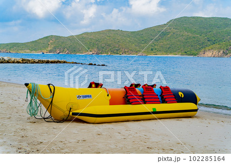 Water banana summer attraction. Water banana summer attraction. 102285164