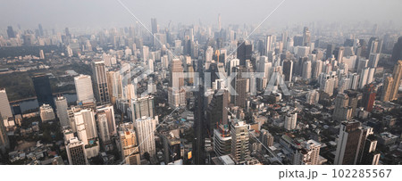 Aerial view of Watthana district in Bangkok, Thailand Aerial view of Watthana district in Bangkok, Thailand 102285567
