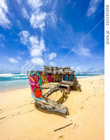 View of Nunggalan beach in Bali, Indonesia 102285856