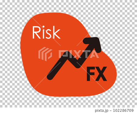 FX(外国為替証拠金取引)のリスクのイラスト FX(外国為替証拠金取引)のリスクのイラスト 102286709