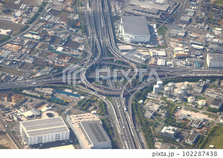 三郷ジャンクション上空（常磐自動車道 首都高速6号三郷線） 102287438