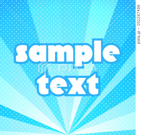背景イラスト_集中線_水色 背景イラスト_集中線_水色 102287486