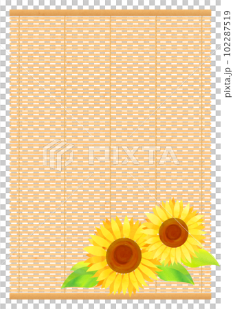 向日葵和盲夏框架 102287519