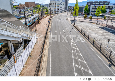 神奈川の海老名市の都市風景　海老名駅 102288000