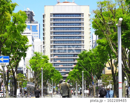 【静岡市】青葉通りから見た静岡市役所 【静岡市】青葉通りから見た静岡市役所 102289485