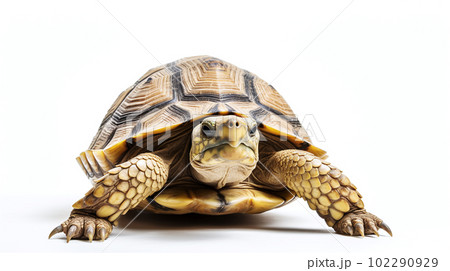 亀　白背景 102290929