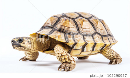 亀　白背景 102290937