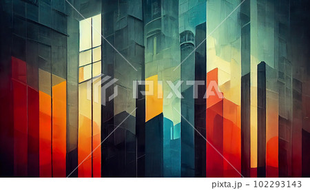 City spires. Urban peaks. A view of the skyline. AI-generated City spires. Urban peaks. A view of the skyline. AI-generated 102293143