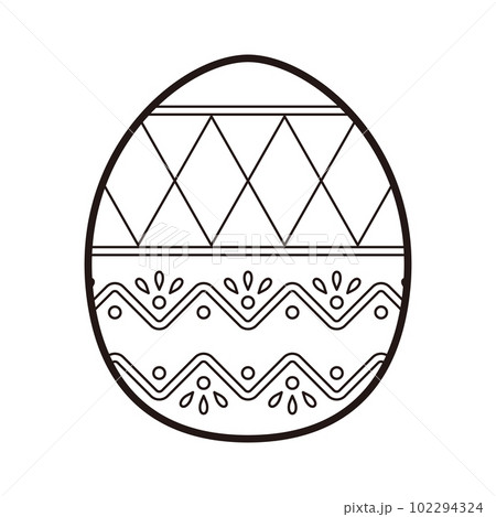 イースターエッグ ぬりえ イースターエッグ ぬりえ 102294324