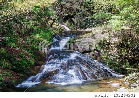 曽爾横輪川にある済浄坊渓谷の滝⑪ 102294501