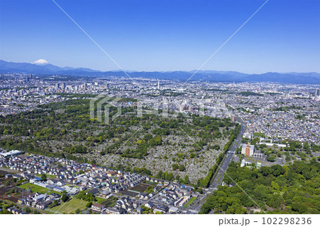 都市風景・新宿歌舞伎町・2023撮影・空撮 102298236
