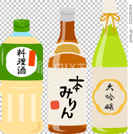 Cooking sake, mirin, and sake 102298264