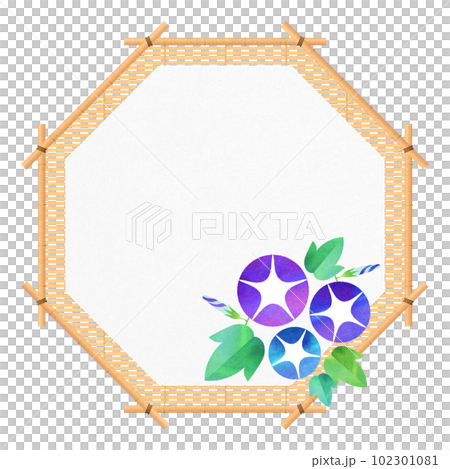 牽牛花八角框盲夏框 102301081