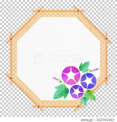 牽牛花八角框盲夏框 102301083