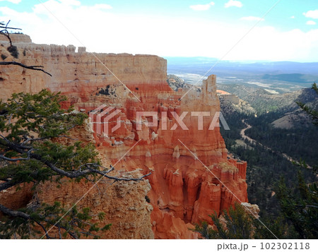 Landscape of Bryce Canyon National Park, Utah, USA, Landscape of Bryce Canyon National Park, Utah, USA, 102302118