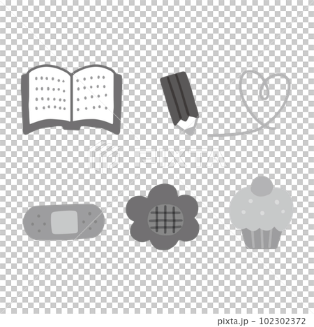 成人可愛寬鬆裝飾插畫集單調 102302372