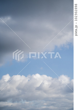 Natural background with blue sky and white clouds. Natural background with blue sky and white clouds. 102302898