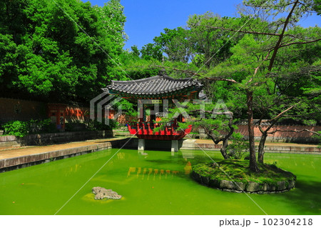 【大阪府】花博記念公園鶴見緑地の大韓民国庭園 【大阪府】花博記念公園鶴見緑地の大韓民国庭園 102304218