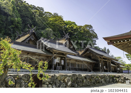 佐太神社　社殿　島根県松江市 102304431
