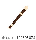 リコーダー（縦笛）のイラスト 102305078