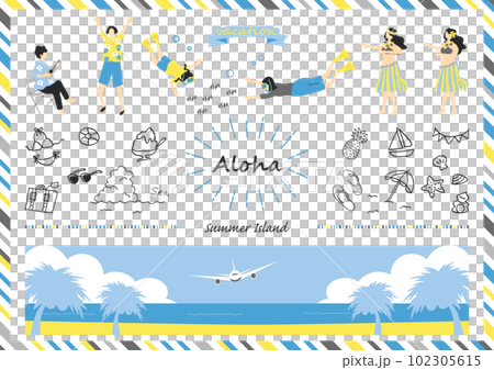 People who enjoy the tropical country 102305615