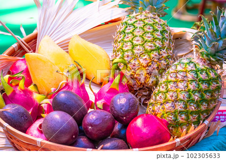 熱帯フルーツ盛り合わせ 熱帯フルーツ盛り合わせ 102305633