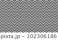 Black and white zigzag seamless pattern background.  102306186