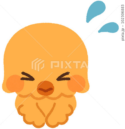 謝る小鳥のイラスト素材 [102306883] - PIXTA