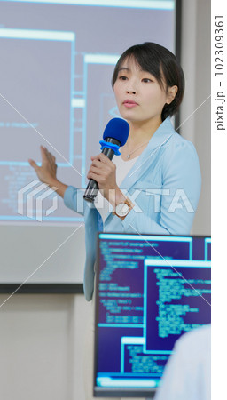 teacher in adult education class 102309361