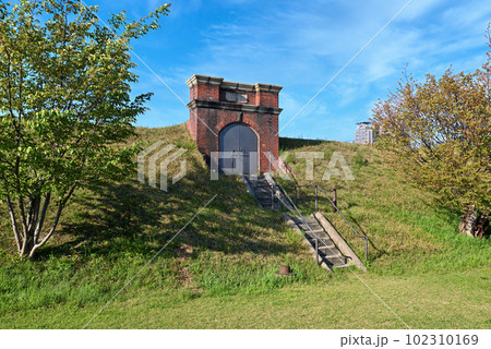 登録有形文化財  旧天王貯水池（大阪府堺市堺区中三国ヶ丘町） 102310169