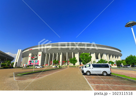 【大阪府】晴天のヤンマースタジアム長居 102311518