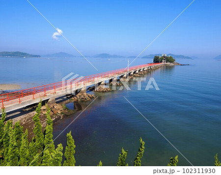 瀬戸内海に浮かぶ津島神社2023【香川県三豊市三野町】4 102311930