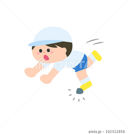 運動のアクシデント（つまづく） 102312858