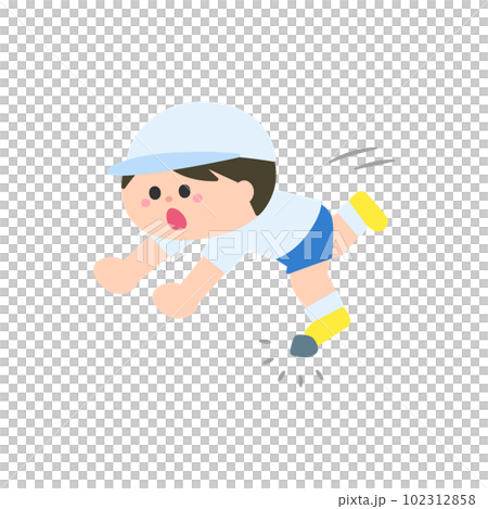 運動のアクシデント（つまづく） 102312858
