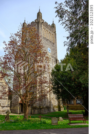 Church of the Annunciation in Chislehurst, Kent, UK. Built in 1870, this church is located on Chislehurst High Street. Chislehurst is in the Borough of Bromley, Greater London. Church of the Annunciation in Chislehurst, Kent, UK. Built in 1870, this church is located on Chislehurst High Street. Chislehurst is in the Borough of Bromley, Greater London. 102312895