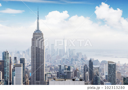 Manhattan skyline in New York Manhattan skyline in New York 102313280