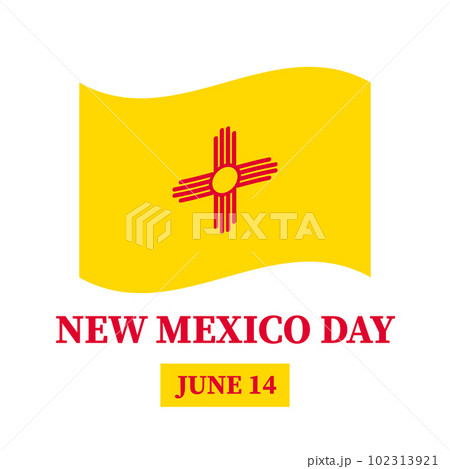 New Mexico Day typography poster. Holiday celebration on June 14. Vector template for banner, flyer, greeting card, etc 102313921