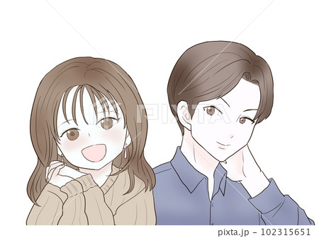 笑う男女 102315651