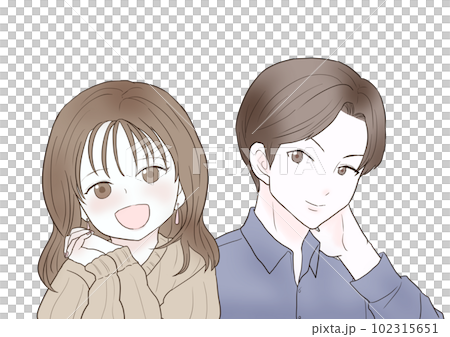 笑う男女 102315651