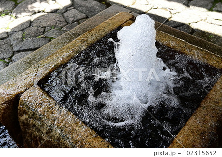 水都大垣の勢いよく噴き出す湧水 水都大垣の勢いよく噴き出す湧水 102315652