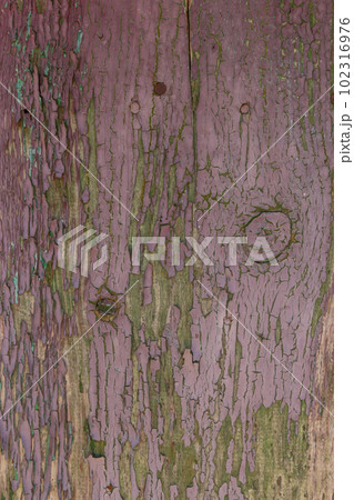 wooden boards of brown color with cracks. Background for design 102316976