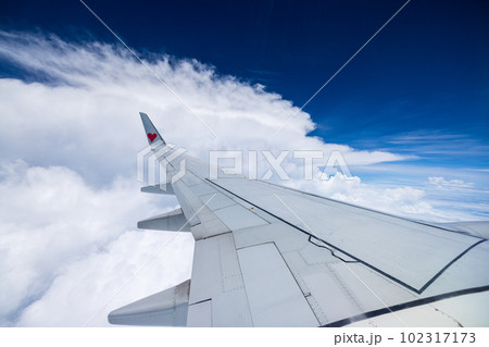 巡航中の空の景色 102317173