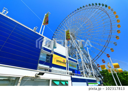 【大阪府】晴天の大阪港天保山 【大阪府】晴天の大阪港天保山 102317813