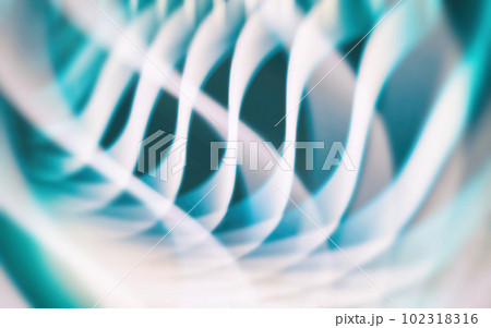 Abstract Smooth Blurry Wavy Motion Turquoise Color Background. 102318316