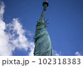 横から見た自由の女神 - ニューヨークの象徴的ランドマーク 102318383