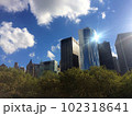 セントラルパークからみたビルの景色 102318641