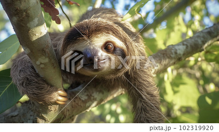 野生のナマケモノ 102319920