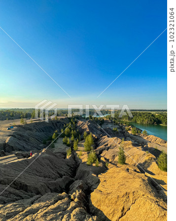 Konduki quarries landscapes in the Tula region 102321064