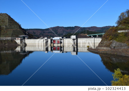 寒河江ダム ダム湖百選 102324413