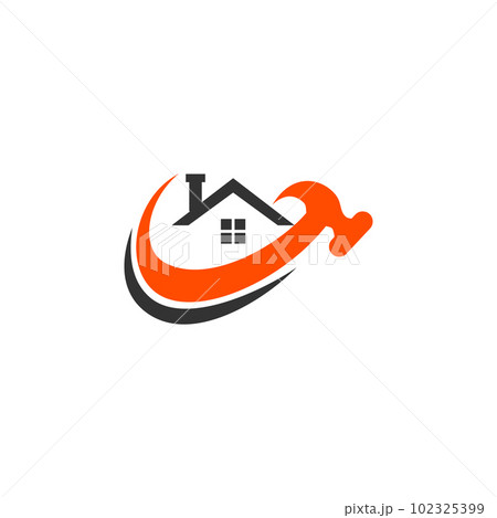 construction logo template. Icon Illustration Brand Identity. Isolated and flat illustration. Vector graphic 102325399
